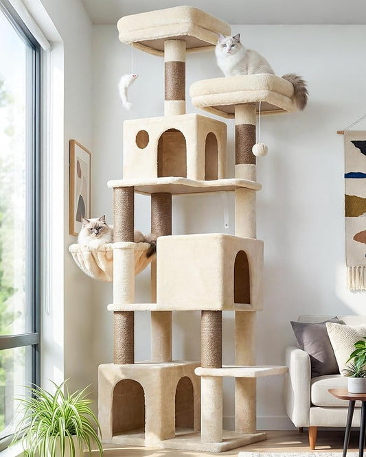 Globlazer Cat Tree Tall, 71 inches Cat Tower by Globlazer