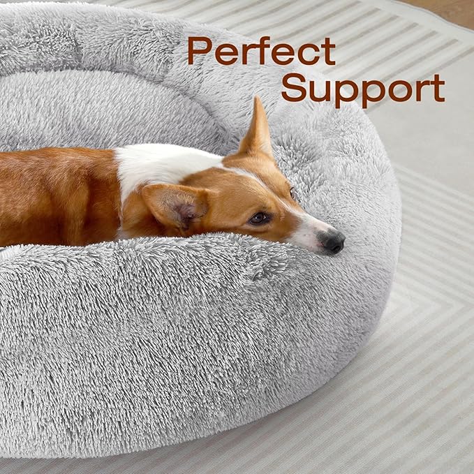 JOLLYVOGUE Dog & Cat Bed, Calming Anti-Anxiety Pet Bed - Image 2