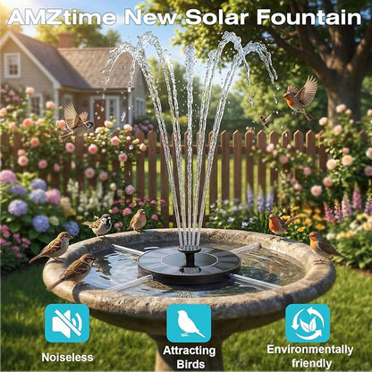 AMZtime 1.4W Solar Fountain - Image 2