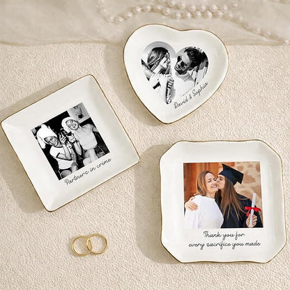 Personalized Trinket Tray Photo Best Friend Picture Birthday gifts, Custom - Image 5