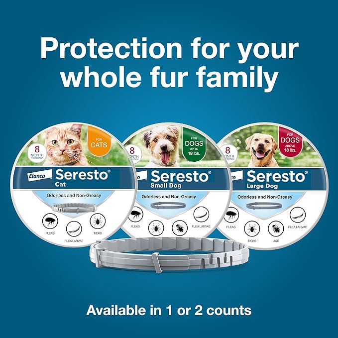 Seresto Large Dog Vet-Recommended Flea & Tick Treatment & Prevention Collar - Image 9