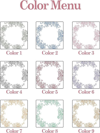 LOVELYPOD Personalized Floral Engagement Trinket Tray, Custom Couple Name - Image 2