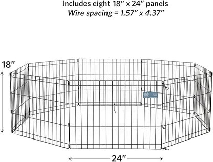 MidWest Homes for Pets 18-Inch Exercise Pen, for Indoor and Outdoor use - Image 4