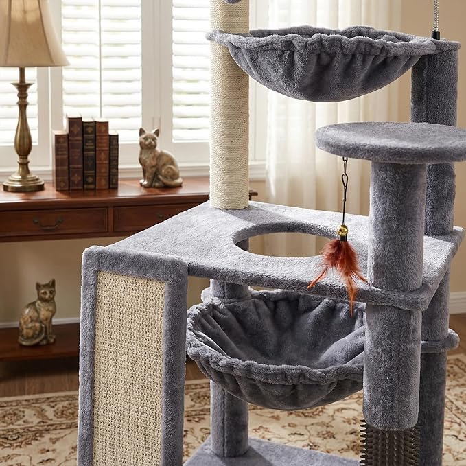 Multi-Level Cat Tree for Indoor Cats, Cat Tree Tower - Image 4