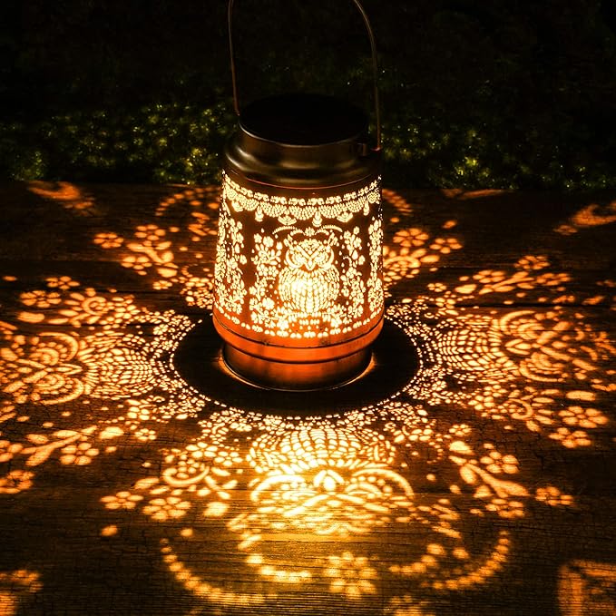 Owl Solar Lanterns Outdoor Waterproof, Gifts - Image 6