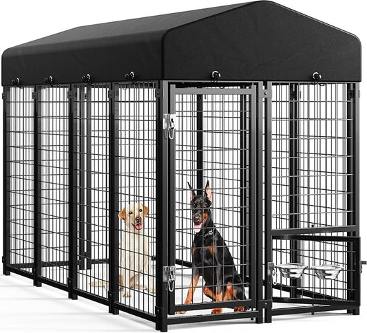 Sino Luban Outdoor Dog Kennel Outside Run by SINOLUBAN