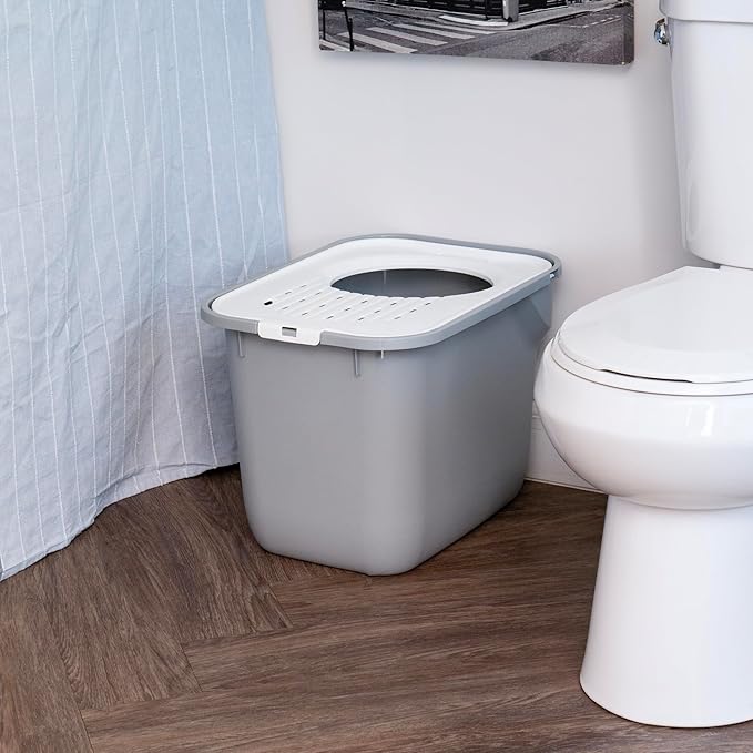 IRIS USA Cat Litter Box Large Top Entry - Image 6