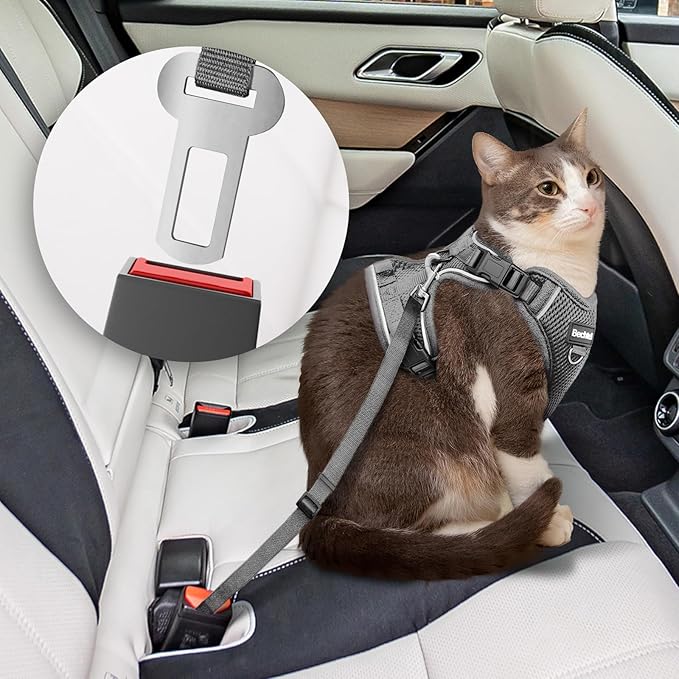 Cat Harness and Leash Set for Walking Escape Proof, Adjustable Soft Kittens Vest - Image 2
