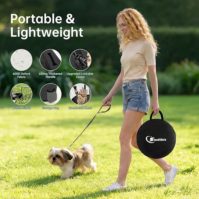 Dog Playpen, Cat Pet Puppy Pen, Portable Playpens - Image 5