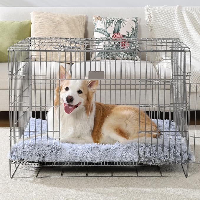 Vonabem Large Dog Bed Crate Pad 36 inch, Washable Pet Beds Medium Small Sized - Image 3