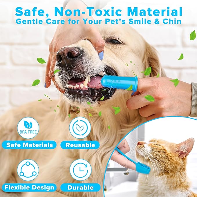 Augwind 6PCS Pet Grooming Kit for Dogs, Cats and Horses | Dog Washing Gloves | - Image 6