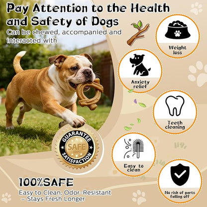 WOWBALA 2 Pack Dog Chew Toys for Aggressive Chewers, Indestructible Dog Toy for - Image 6