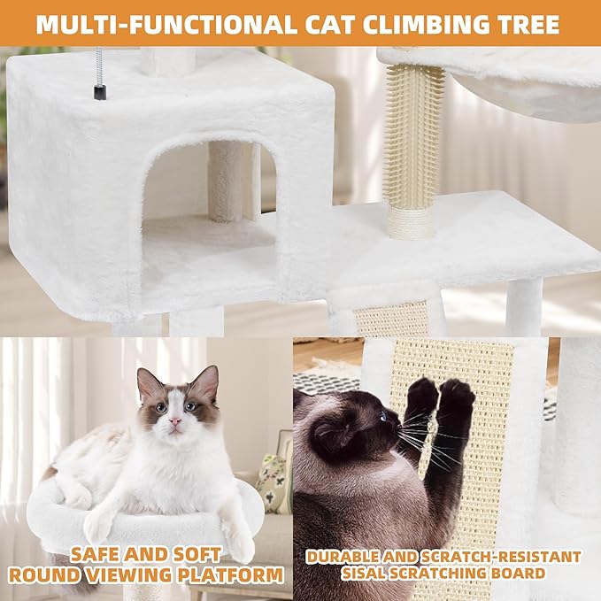 Roypet 39.4" Cat Tree for Indoor Cats - Image 6