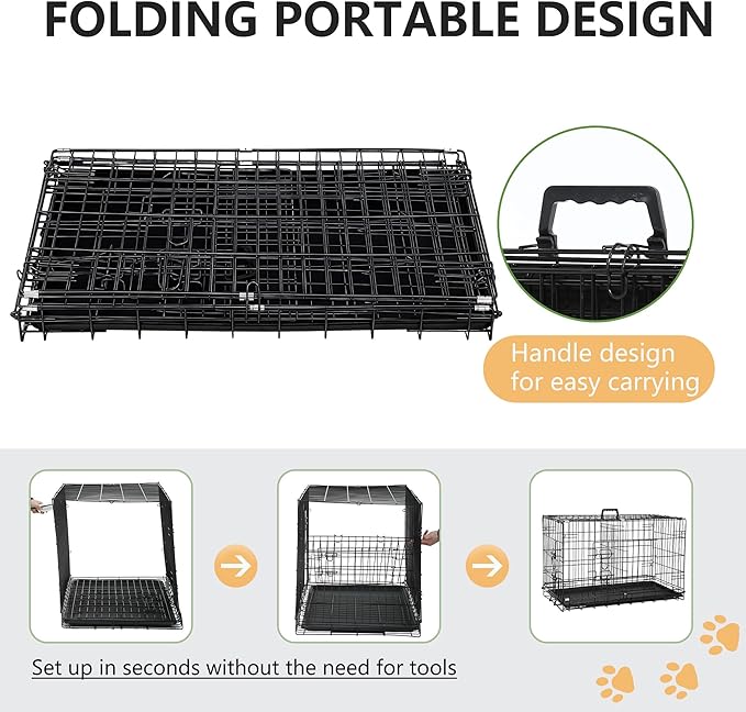 FDW 30-Inch Dog Crate Pet Cage - Image 5