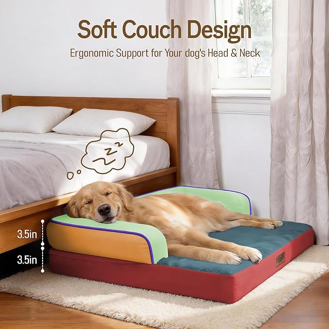 Comfort Expression Memory Foam Large Dog Bed Washable - Image 3