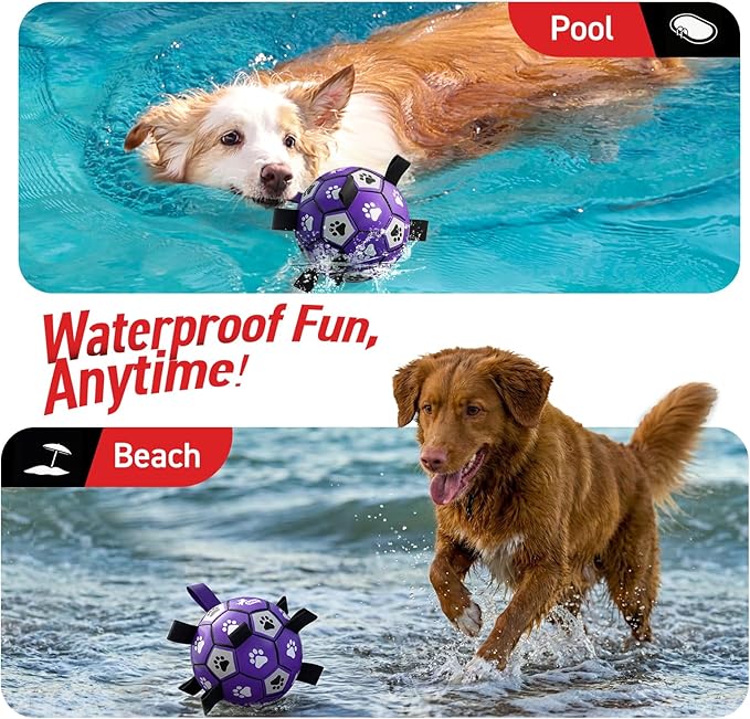 QDAN Soccer Ball for Dogs - Image 2