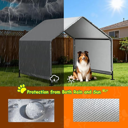 4'x 4'x 3.3' Dog Shade Shelter, Outdoor Dog Tent Dog House Canopy Waterproof - Image 3