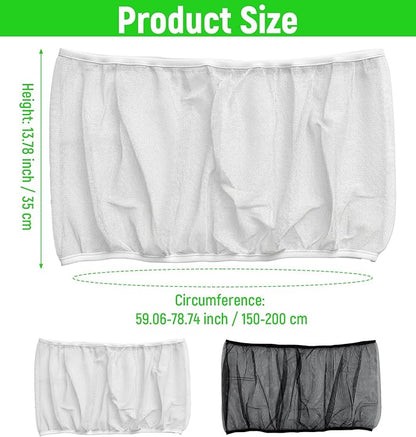2 Pcs Bird Cage Seed Catcher, Bird Cage Net Cover Seed Catcher Guard Nylon Net - Image 2