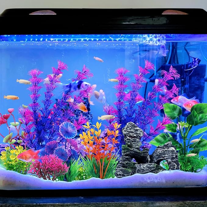 QUOZUO Fish Tank Accessories Aquarium Decorations Plants, Aquarium Decor - Image 8