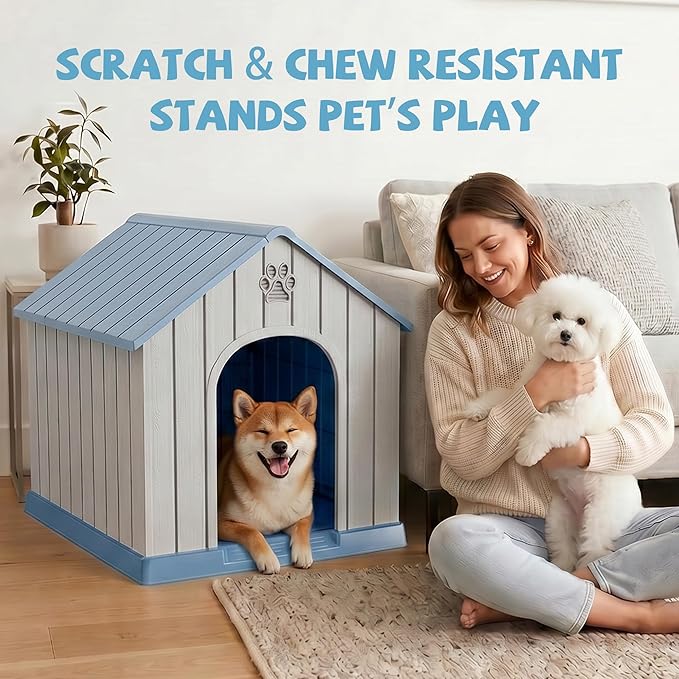 EFU Small Dog House Outdoor Indoor, Waterproof Puppy Dog House - Image 7