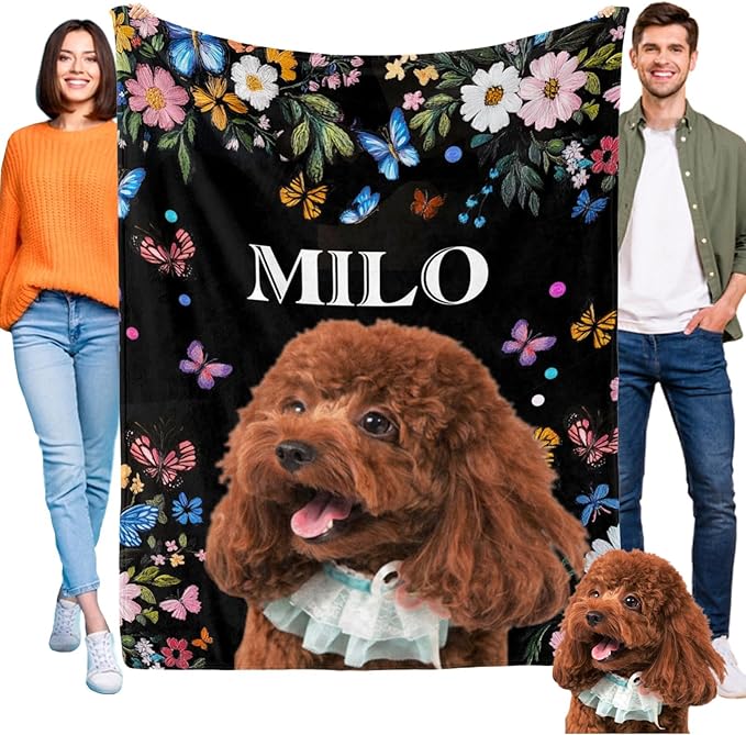 M YESCUSTOM Personalized Photo Blanket by MYESCUSTOM