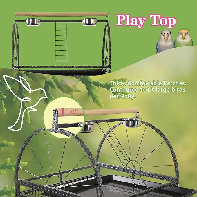 68'' Large Parrot Cage, Large Bird Cages - Image 8