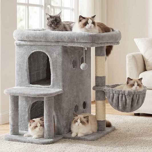 Heybly Cat Tree, 26.3-inch Cat Tower by HEYBLY