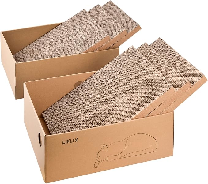 LIFLIX Cardboard Cat Scratcher by LIFLIX