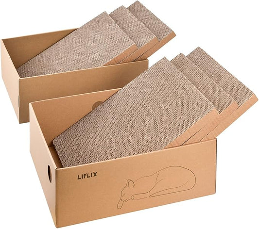 LIFLIX Cardboard Cat Scratcher by LIFLIX