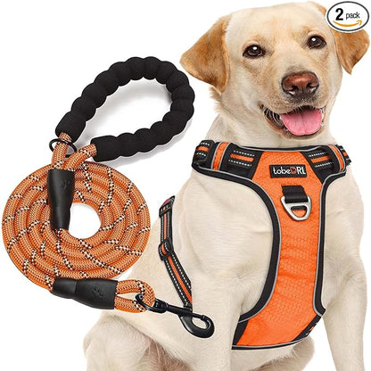 tobeDRI No Pull Dog Harness Adjustable Reflective Oxford Easy Control Medium by tobeDRI