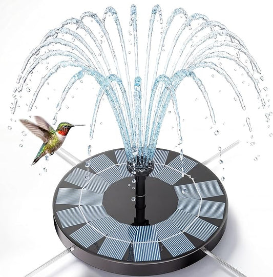 AISITIN 2.5W Solar Bird Bath Fountain Pump, Solar Fountain by AISITIN