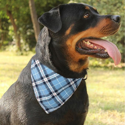 Classic Plaid Dog Bandana - Image 4