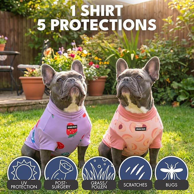Spark Paws Sunblock Dog T-Shirt, SPF30 Protection, Lightweight Breathable Quick - Image 4