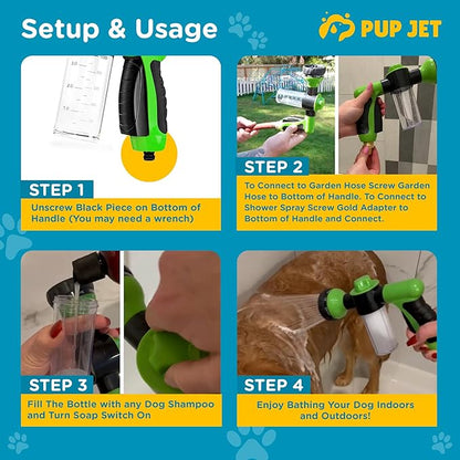 The Original Pup Jet Dog Washing Hose Attachment - Image 3