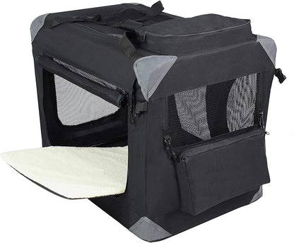 EliteField 3-Door Folding Soft Dog Crate - Image 2
