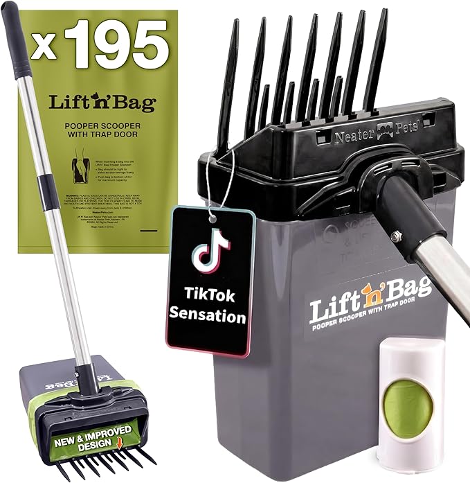 Neater Pet Brands Lift N’ Bag 2.0 Dog Pooper Scooper by NeaterPetBrands