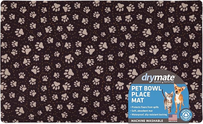 Drymate Pet Bowl Placemat, Dog & Cat Food Feeding Mat - Image 8