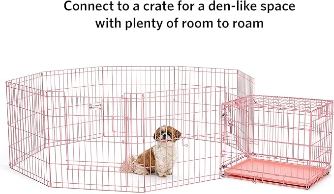 MidWest Homes for Pets 24-Inch Exercise Pen, for Indoor and Outdoor Use - Image 4