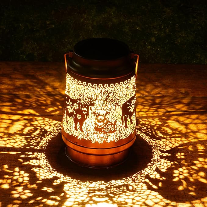 Highland Cow Solar Lanterns Outdoor Waterproof, Highland Cow Gifts - Image 5