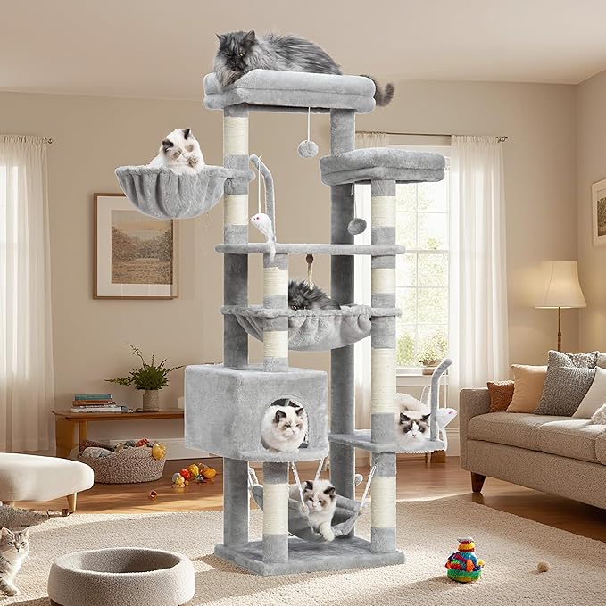Gitelsnour Cat Tree, Cat Tower for Large Cats - Image 8