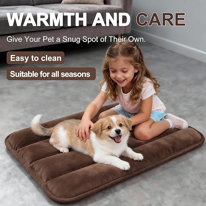 Dog Bed Mat, Reversible Dog Crate Pad - Image 6