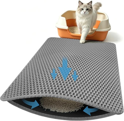 Double Layer Honeycomb Ultra Soft Cat Litter Mat by Xuanyaente