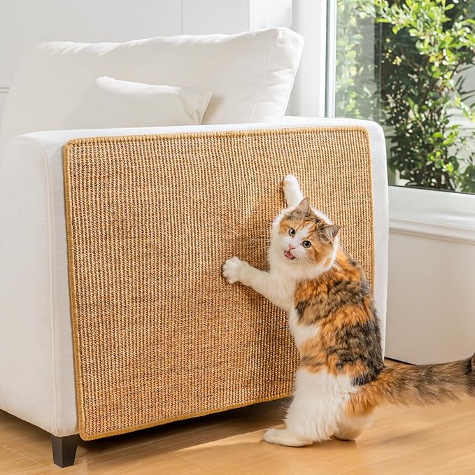 Conlun Cat Scratcher Mat, Natural Sisal Cat Scratch Pad by Conlun
