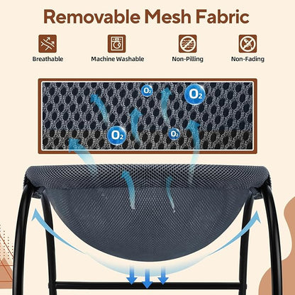 LIFLIX Raised Cat Hammock Bed, Standing Cat Cot - Image 4