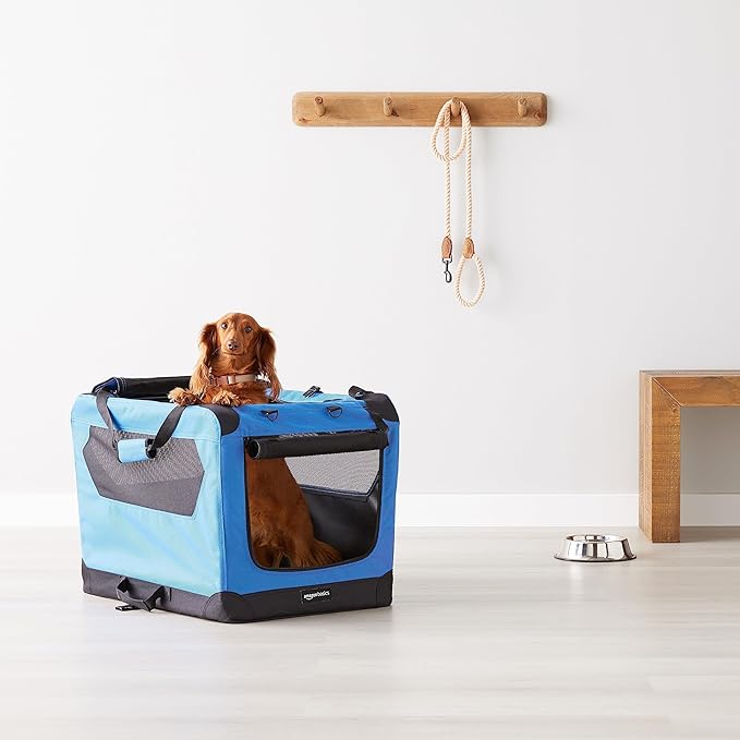 Amazon Basics Portable Soft Pet Dog Crate Carrier Kennel - Image 6