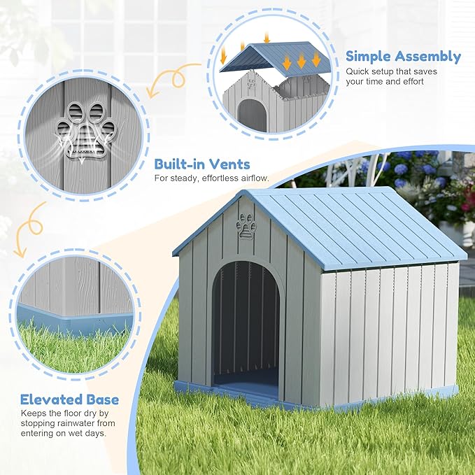 Fancyango Dog House Outdoor Indoor - Image 4