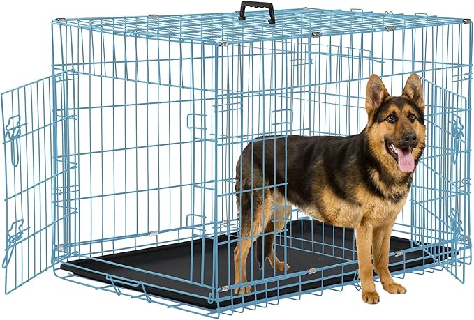 42 Inch Dog Crates for Medium Dogs, Large Dog Cages for Travel/Indoor/Outdoor by TFFnew