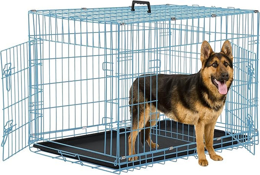 42 Inch Dog Crates for Medium Dogs, Large Dog Cages for Travel/Indoor/Outdoor by TFFnew