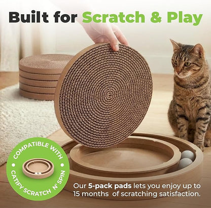 Best Pet Supplies Catify Cat Scratcher, Fun Interactive Scratchers, Claw Safe - Image 2