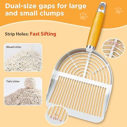 Cat Litter Scoop, Litter Scooper, Metal Cat Litter Scoop, Stainless Steel Cat - Image 4